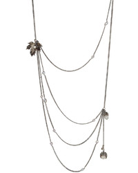 Alexander McQueen Thin Chain Sautoir Necklace
