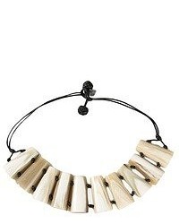 Yves Saint Laurent Vintage Rive Gauche Bone Collar Necklace