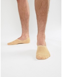ASOS DESIGN Invisible Liner Socks In Fair Skintone