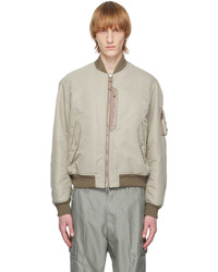 Tom Ford Taupe Compact Bomber Jacket