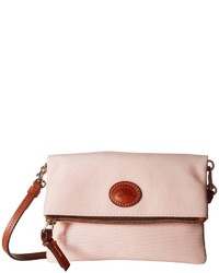 Dooney & Bourke Nylon Fold Over Zip Crossbody Handbags
