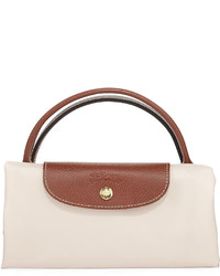 Longchamp Le Pliage Large Travel Tote Bag Cream