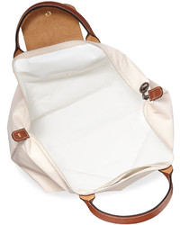 Longchamp Le Pliage Large Travel Tote Bag Cream