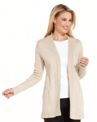 Charter Club Long Sleeve Open Front Cardigan