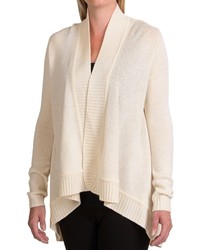 Forte Cashmere Cable Back Cardigan Sweater