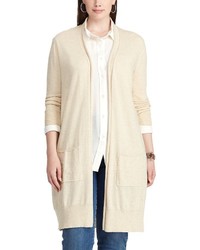 Chaps Plus Size Open Front Long Sleeve Cardigan