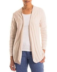 Olsen Ribbed Open Front Cardigan