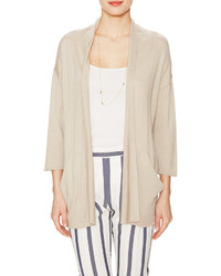 Silk Cashmere Open Cardigan With Pockets
