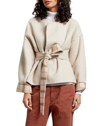 Michael Stars Laura Portola Double Face Wool Blend Jacket