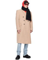424 Beige Double Breasted Coat