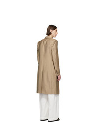 Givenchy Beige Silk Coat