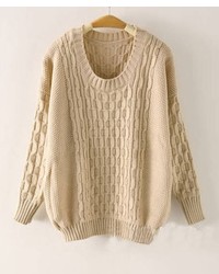 ChicNova Oversized Knit Sweater