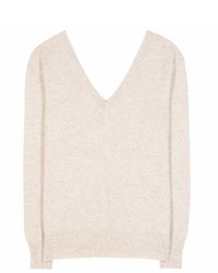 Victoria Beckham Double V Neck Wool Sweater