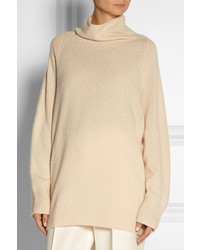 The Row Mandel Oversized Cashmere And Silk Blend Turtleneck Sweater