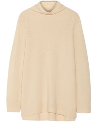 The Row Mandel Oversized Cashmere And Silk Blend Turtleneck Sweater