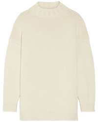 Alexander McQueen Oversized Cashmere Sweater Ecru