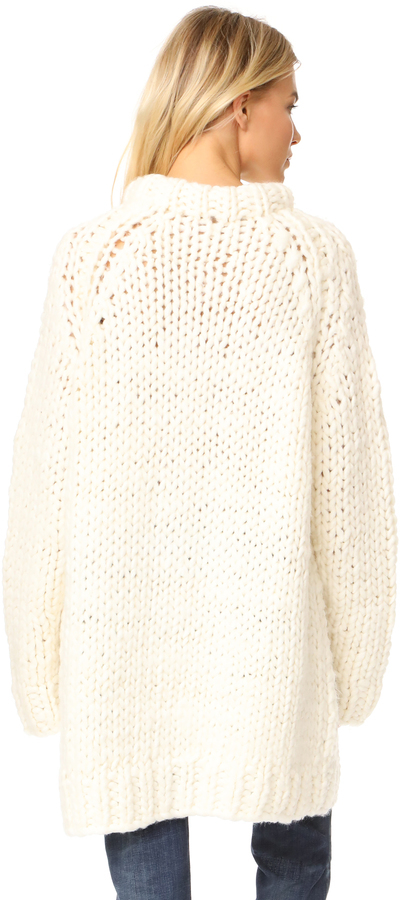 R 13 R13 Oversized Chunky Fisherman Sweater 995 shopbop