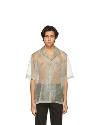 System Khaki Pattern Short Sleeve Shirt