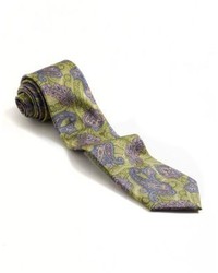Bill Blass Classic Fit Silk Paisley Tie