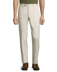 Salvatore Ferragamo Basic Cotton Trousers