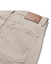 Hugo Boss Delaware Slim Fit Stretch Cotton Twill Trousers