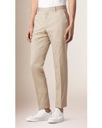 Burberry Modern Fit Cotton Trousers