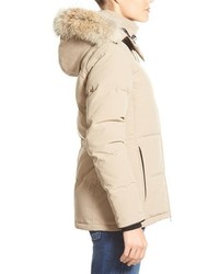 Canada Goose Chelsea Slim Fit Down Parka With Genuine Coyote Fur Trim