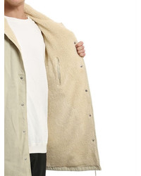 Yeezy Eco Shearling Lined Cotton Canvas Parka