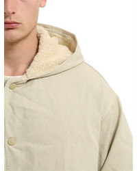 Yeezy Eco Shearling Lined Cotton Canvas Parka