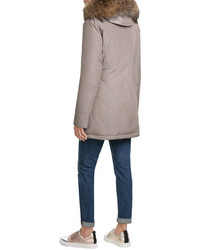 Woolrich Luxury Arctic Down Parka With Fur Trimmed Hood