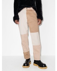 Helmut Lang Patchwork Tapered Jeans