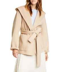 Vince Hooded Wool Cashmere Coat