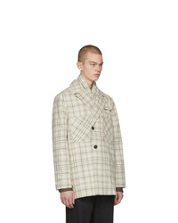 LHomme Rouge Off White Story Check Jacket