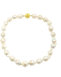 Bejeweled Baroque Pearl Strand Necklace