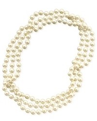 Lauren Ralph Lauren Long Glass Pearl Necklace