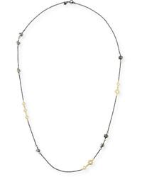 Armenta Old World Scroll Keshi Pearl Necklace 36