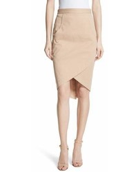 Tracy Reese Faux Wrap Pencil Skirt