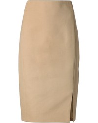 Nellie Partow Side Slit Pencil Skirt