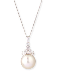 Assael Assl South Sea Pearl Diamond Pendant Necklace 18