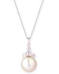 Assael Assl South Sea Pearl Diamond Pendant Necklace 18