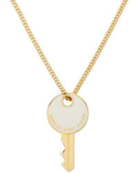 Marc by Marc Jacobs Golden Key Pendant Necklace