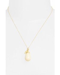 Syna Mogul Small Pendant Necklace Ivory Yellow Gold