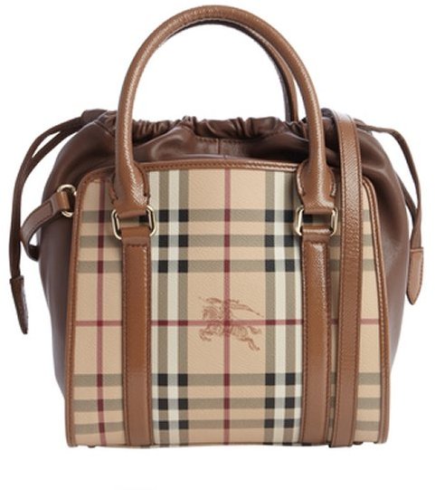 Burberry Haymarket Check Coated Canvas Tote Burberry