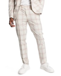 Topman Skinny Suit Trousers In Light Pink At Nordstrom