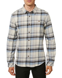 O'Neill Redmond Regular Fit Plaid Flannel Button Up Shirt