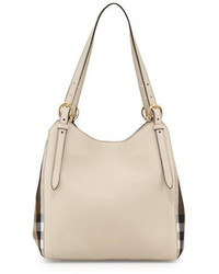 Burberry Canterby Small Check Shoulder Bag Limestone