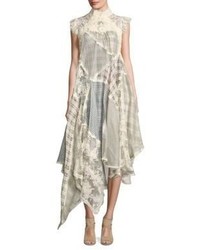 Zimmermann Cavalier Plaid Silk Linen Dress