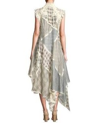 Zimmermann Cavalier Plaid Silk Linen Dress