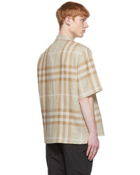 Burberry Beige Linen Shirt