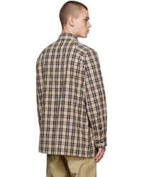 meanswhile Beige Check Shirt
